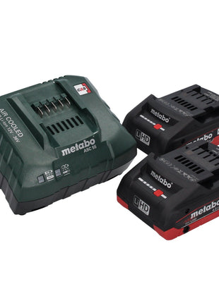 Scie sabre à batterie Metabo SSEP 18 LTX BL MVT 18 V sans balais + 2x batterie 4,0 Ah + chargeur