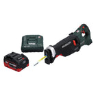 Sierra sable a batería Metabo SSEP 18 LTX BL MVT 18 V sin escobillas + 1x batería 5,5 Ah + cargador