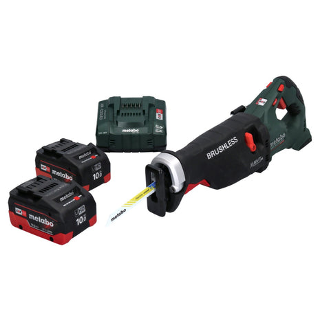 Metabo SSEP 18 LTX BL MVT Akku Säbelsäge 18 V Brushless + 2x Akku 10,0 Ah + Ladegerät