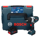 Bosch GDS 18V-1000 C Atornillador de impacto giratorio inalámbrico profesional 18 V 1000 Nm BITURBO Brushless + 1x batería ProCORE 8,0 Ah + módulo Bluetooth GCY 42 + L-Boxx - sin cargador