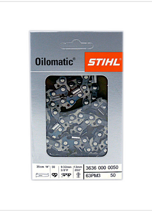 STIHL Oilomatic Sägekette 3/8"P mit 1,3 mm Treibglieddicke  - 35 cm ( 3636 000 0050 ) - Toolbrothers