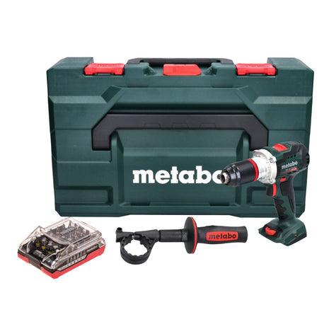 Metabo BS 18 LTX BL I Akku Bohrschrauber 18 V 130 Nm Brushless + Bit Set 32 tlg. + metaBOX - ohne Akku, ohne Ladegerät - Toolbrothers