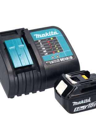 Llave de impacto a batería Makita DTD 152 STX5 18 V 165 Nm + 1x batería 5,0 Ah + cargador + set de accesorios 101 piezas + estuche