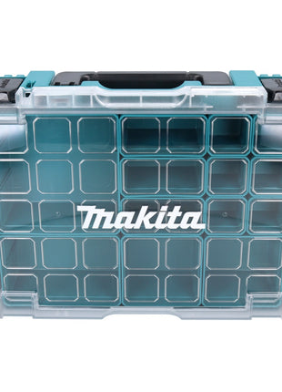 Makita MAKPAC 1 estuche organizador para piezas pequeñas 395 x 295 x 110 mm (191X80-2) con 13x insertos de caja