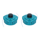 Makita 2x 2-Fadenkopf Tap&Go 2,4 mm M8 & M10 x 1,25 LH ( 2x B-02945 ) für DUR182 / DUR187