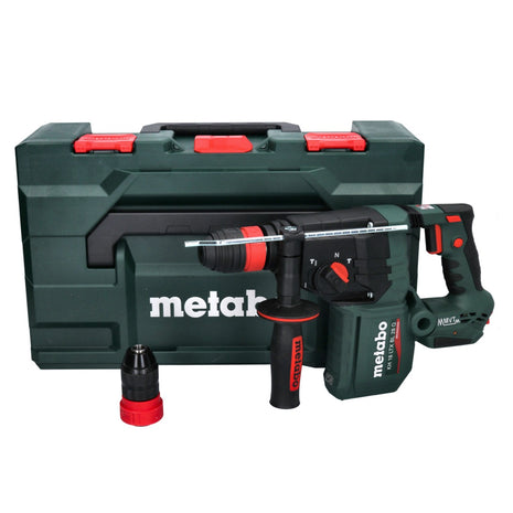 Metabo KH 18 LTX BL 28 Q taladro percutor inalámbrico 18 V 3 J SDS plus Brushless (601715840) + metaBOX - sin batería, sin cargador