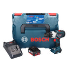 Bosch GSB 18V-150 C Perceuse-visseuse à percussion sans fil Professional 18 V 150 Nm Biturbo Brushless + 1x Batterie 5,0 Ah + Chargeur + L-Boxx