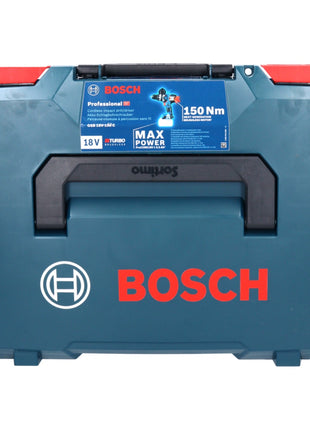 Bosch GSB 18V-150 C Perceuse-visseuse à percussion sans fil Professional 18 V 150 Nm Biturbo Brushless + 1x Batterie 5,0 Ah + Chargeur + L-Boxx