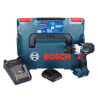 Bosch GSB 18V-150 C Taladro percutor inalámbrico profesional 18 V 150 Nm Biturbo Brushless + 1x batería ProCORE 4,0 Ah + cargador + L-Boxx