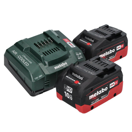 Metabo KH 18 LTX BL 28 Q Akku Bohrhammer 18 V 3 J SDS plus Brushless + 2x Akku 10,0 Ah + Ladegerät + metaBOX
