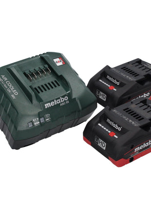 Metabo SSD 18 LTX 200 BL Akku Schlagschrauber 18 V 200 Nm 1/4" Brushless ( 602396800 ) + 2x Akku 4,0 Ah + Ladegerät + metaBOX