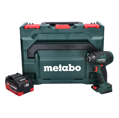 Metabo SSD 18 LTX 200 BL Akku Schlagschrauber 18 V 200 Nm 1/4" Brushless + 1x Akku 5,5 Ah + metaBOX - ohne Ladegerät