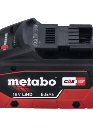 Metabo SSD 18 LTX 200 BL Atornillador de impacto inalámbrico 18 V 200 Nm 1/4" sin escobillas + 1x batería 5,5 Ah + metaBOX - sin cargador