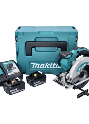 Makita DSS 610 RMJ Akku Handkreissäge 18 V 165 mm + 2x Akku 4,0 Ah + Ladegerät + Makpac - Toolbrothers