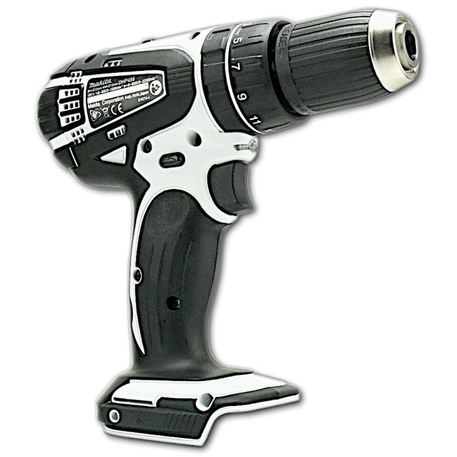 Makita DHP 456 RFE 18 V Li-ion Akku-Schlagbohrschrauber Weiß + 2 x Makita BL 1840 B 4Ah Li-Ion Akku + Alu Werkzeug Koffer + Ladegerät - Toolbrothers