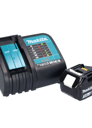 Makita DHP 456 SFX5 Akku Schlagbohrschrauber 18 V 50 Nm + 1x Akku 3,0 Ah + Ladegerät + 101 tlg. Zubehör Set + Koffer