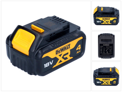 DeWalt DCB 182 Akkupack 18 V 4,0 Ah / 4000 mAh XR Li-Ion Akku - mit Ladestandanzeige