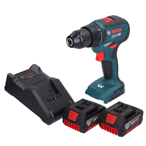 Bosch GSR 18V-55 Profesjonalna akumulatorowa wiertarko-wkrętarka 18 V 55 Nm bezszczotkowa + 2x akumulator 5,0 Ah + ładowarka