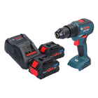 Bosch GSB 18V-55 Professional Akku Schlagbohrschrauber 18 V 55 Nm Brushless + 2x ProCORE Akku 5,5 Ah + Ladegerät - Toolbrothers