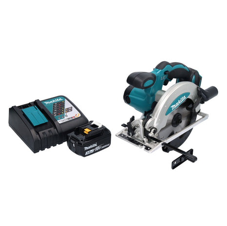 Sierra circular a batería Makita DSS 610 RF1 18 V 165 mm + 1x batería 3,0 Ah + cargador