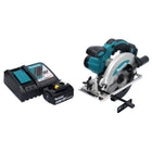 Makita DSS 610 RG1 Akku Handkreissäge 18 V 165 mm + 1x Akku 6,0 Ah + Ladegerät