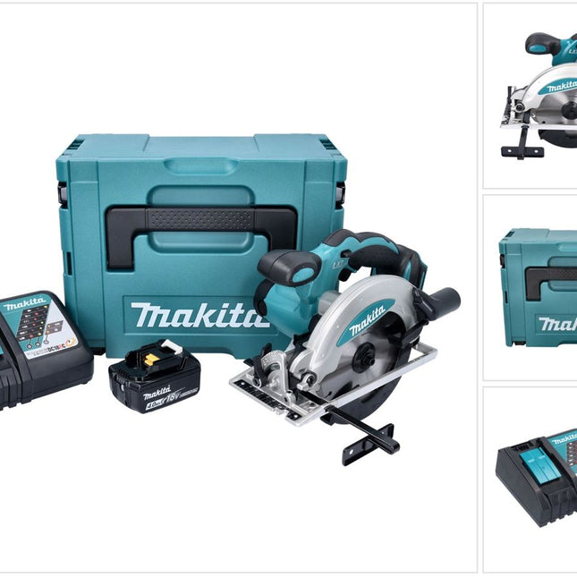 Makita DSS 610 RM1J Akku Handkreissäge 18 V 165 mm + 1x Akku 4,0 Ah + Ladegerät + Makpac