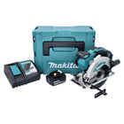 Sierra circular a batería Makita DSS 610 RG1J 18 V 165 mm + 1x batería 6,0 Ah + cargador + Makpac