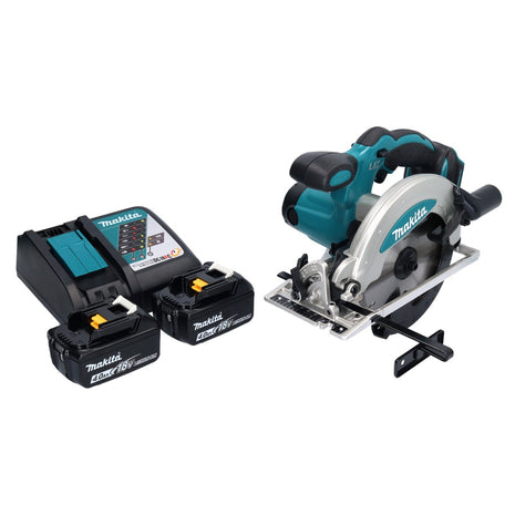 Sega circolare a batteria Makita DSS 610 RM 18 V 165 mm + 2x batteria 4,0 Ah + caricabatterie