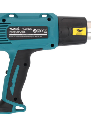 Makita HG 6030 K Heißluftgebläse 1800 W 50 - 600 °C + 4x Düse + Koffer