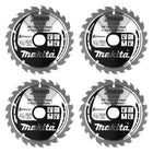 Hoja de sierra Makita CCM13625E SPECIALIZED EFFICUT 4 piezas (4x E-12120) 136 x 1,4 x 20 mm 25 dientes para madera