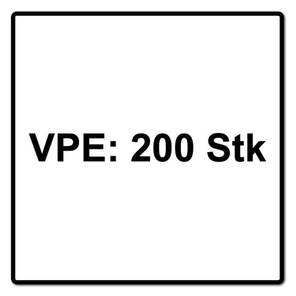 HECO MULTI MONTI plus F Schraubanker 7,5 x 80 mm 200 Stück ( 4x 48515 ) Betonschraube, Senkkopf, T-Drive, verzinkt blau, A2K