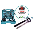 Makita DF 457 DWE Akku Bohrschrauber 18 V 42 Nm G-Serie + Makita UH 522 DZ Akku Heckenschere 18 V 52 cm + 2x Akku 1,5 Ah + Ladegerät + Koffer - Toolbrothers