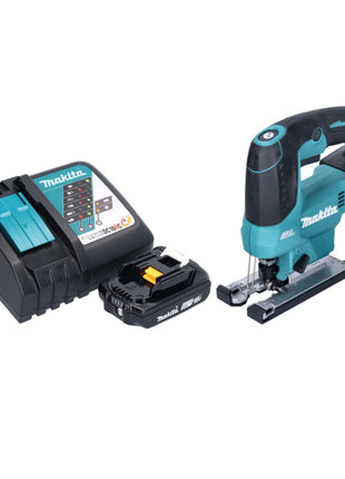 Makita DJV 184 RA1 scie sauteuse pendulaire sur batterie 18 V sans balais + 1x batterie 2,0 Ah + chargeur