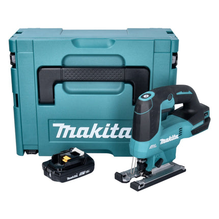Makita DJV 184 A1J Akku Pendelhub Stichsäge 18 V Brushless + 1x Akku 2,0 Ah + Makpac - ohne Ladegerät