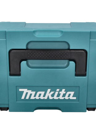 Makita DJV 184 RAJ scie sauteuse pendulaire sans balais à batterie 18 V + 2x batteries 2,0 Ah + chargeur + Makpac