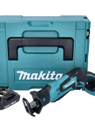 Batería Makita DJR 185 A1J Sierra de sable alternativa 18 V + 1x batería 2,0 Ah + Makpac - sin cargador