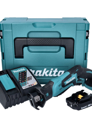 Makita DJR 185 RA1J Akku Recipro Säbelsäge 18 V + 1x Akku 2,0 Ah + Ladegerät + Makpac