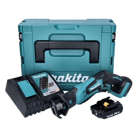 Makita DJR 185 RA1J batería Sierra sable 18 V + 1x batería 2.0 Ah + cargador + Makpac