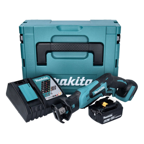 Makita DJR 185 RG1J batería Sierra sable 18 V + 1x batería 6,0 Ah + cargador + Makpac