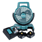 Makita DCF 203 RG Akku Lüfter Ventilator 14,4 V - 18 V + 2x Akku 6,0 Ah + Ladegerät