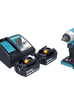 Makita DTW 181 RM Clé à choc sans fil 18 V 210 Nm 1/2" Brushless + 2x batterie 4,0 Ah + chargeur