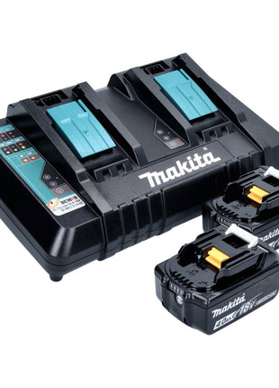 Makita DUP 361 2 x 18 V Li- Ion Sécateur sans fil + Accessories + 2 x Batteries 4,0 Ah - sans Chargeur