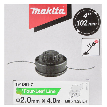 Makita 2-Fadenkopf Tap&Go 2,0 mm 2 Stk. ( 2x 191D91-7 ) für 18 V Akku Rasentrimmer DUR 187 und DUR 188
