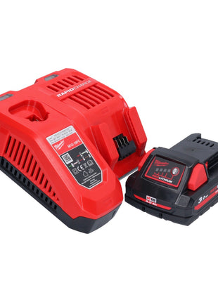 Milwaukee M18 FSAGV115XPDB-301 Akumulatorowa szlifierka kątowa 18 V 115 mm bezszczotkowa + 1x akumulator 3,0 Ah + ładowarka