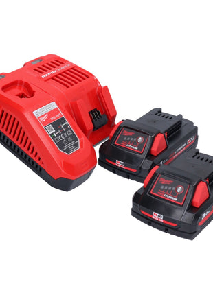 Meuleuse d'angle sur batterie Milwaukee M18 FSAGV115XPDB-302 18 V 115 mm sans balais + 2x batteries 3,0 Ah + chargeur