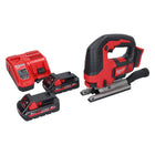 Sierra de calar a batería Milwaukee M18 BJS-302 18 V + 2x baterías 3.0 Ah + cargador