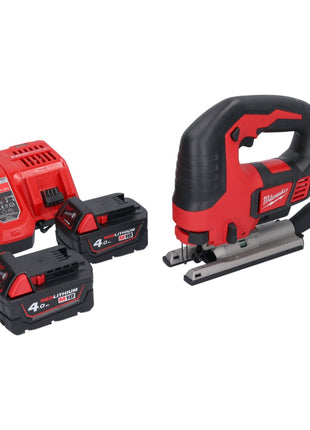 Milwaukee M18 BJS-402 Akku Stichsäge 18 V + 2x Akku 4,0 Ah + Ladegerät