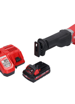 Sierra sable Milwaukee M18 BSX-301 batería 18 V + 1x batería 3.0 Ah + cargador