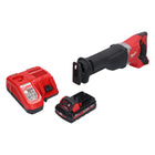 Sierra sable Milwaukee M18 BSX-301 batería 18 V + 1x batería 3.0 Ah + cargador