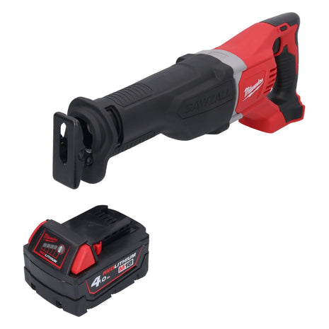 Sierra sable Milwaukee M18 BSX-401 a batería 18 V + 1x batería 4,0 Ah - sin cargador